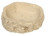 Νιπτήρας από Μάρμαρο Rotonda Marble Cream